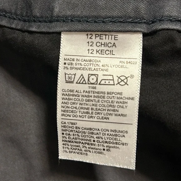 Old Navy Rockstar Super Skinny High Rise Secret-Slim Pockets Cargo Pants 12P - Picture 13 of 14